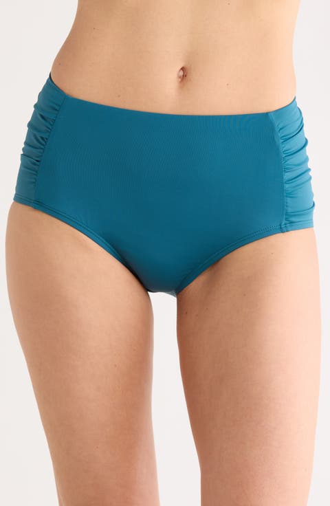 Shirred Bikini Bottoms