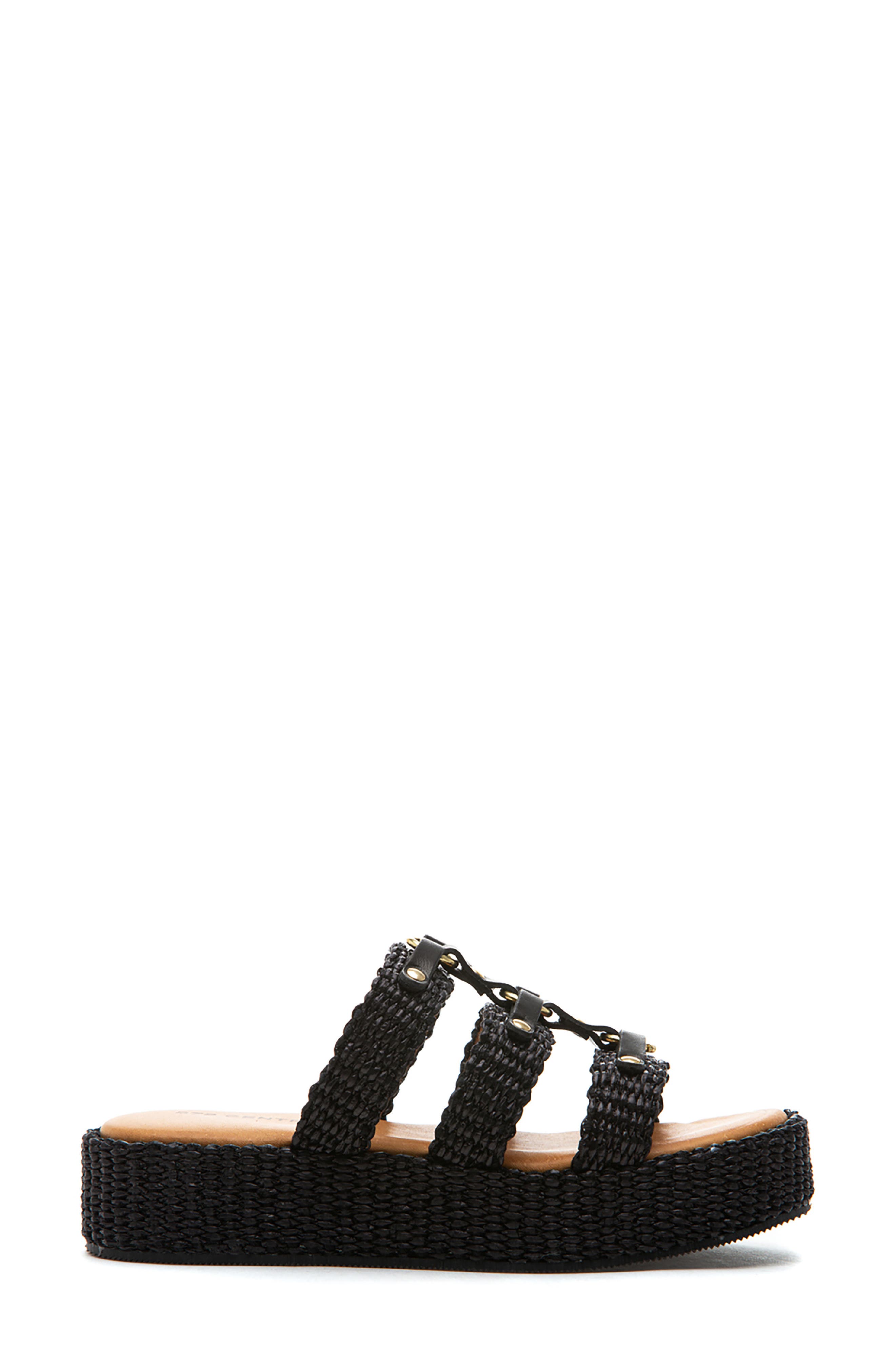 275 Central Sophia Platform Sandal, Alternate, color, Black