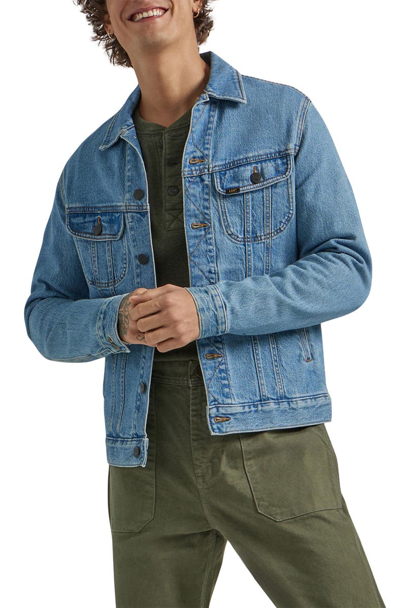 Lee Essential Relaxed Rider Denim Jacket, Alternate, color,