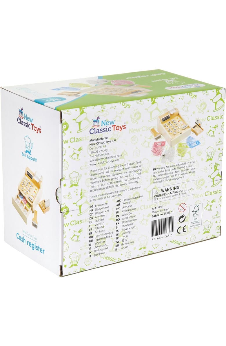 NEW CLASSIC TOYS Cash Register, Alternate, color, White