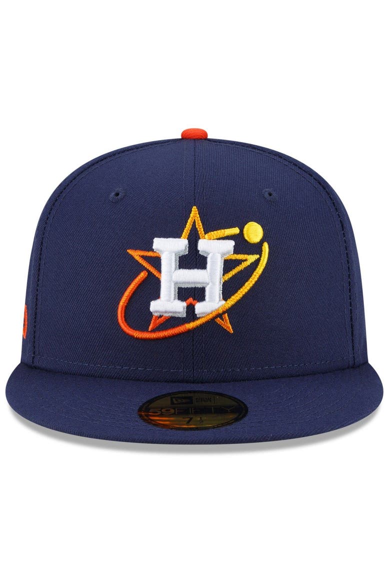 Men's New Era Navy Houston Astros 2022 City Connect 59FIFTY Fitted Hat, Alternate, color, Navy