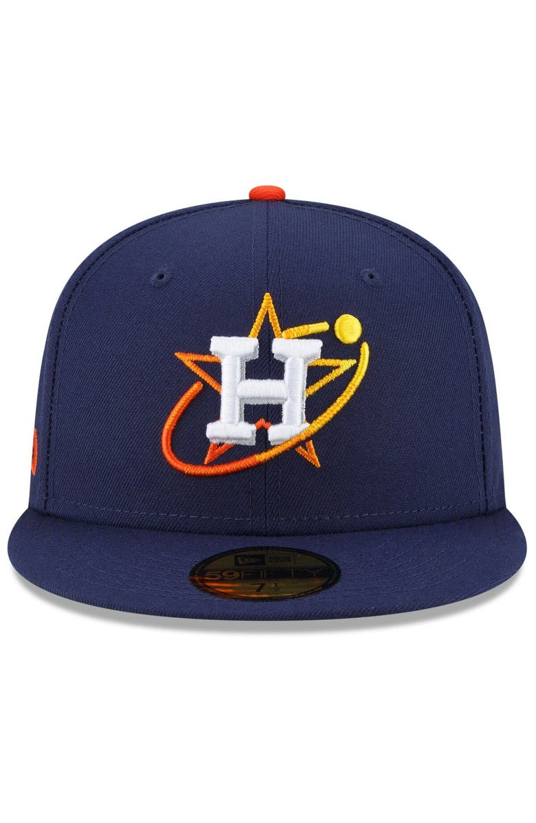 New Era Men's New Era Navy Houston Astros 2022 City Connect 59FIFTY Fitted Hat, Alternate, color, Navy