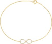 EFFY Diamond Infinity Charm Bracelet