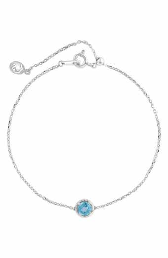 Sterling Silver Semiprecious Stone Bracelet