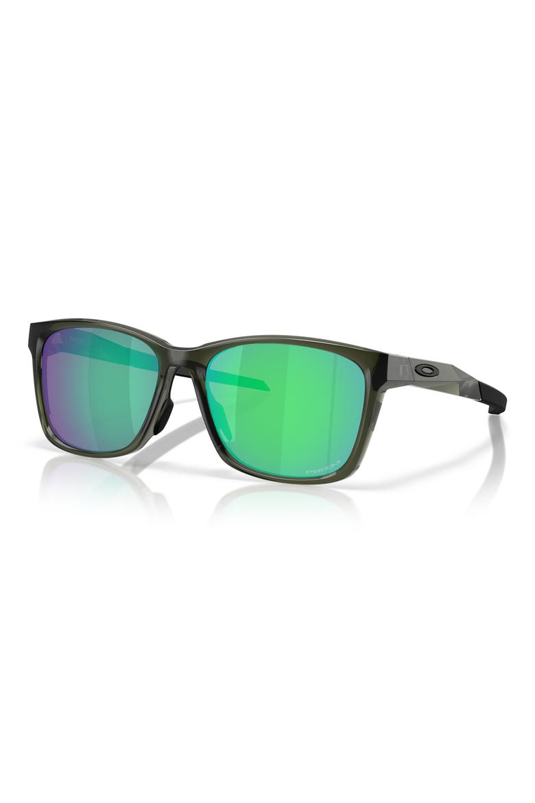 57mm Prizm™ Polarized Square Sunglasses, Alternate, color, OLIVE