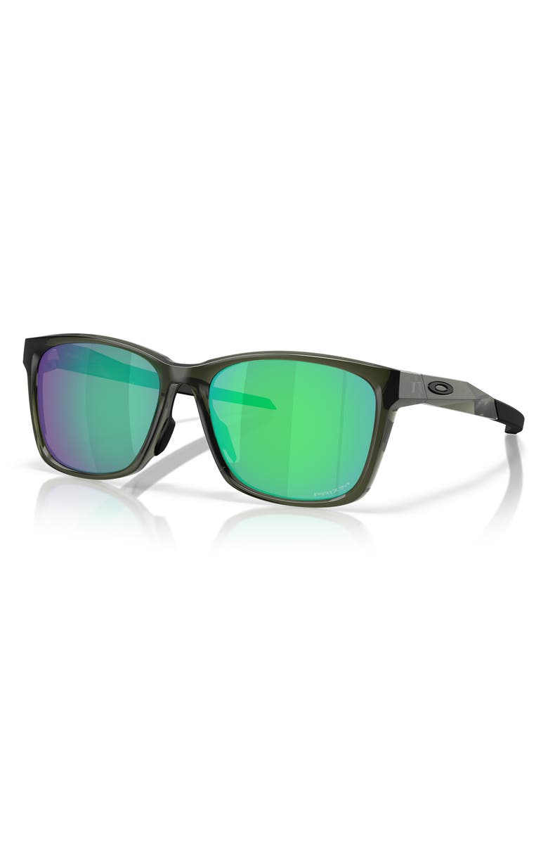 Oakley 57mm Prizm<sup>™</sup> Polarized Square Sunglasses, Alternate, color, Olive