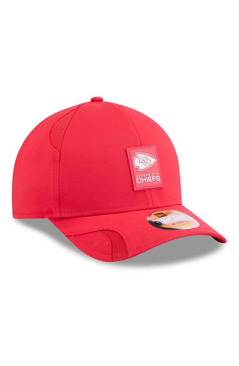 New Era Men's New Era Red Kansas City Chiefs 2025 Sideline M-Crown 9FORTY Adjustable Hat, Alternate, color, Red