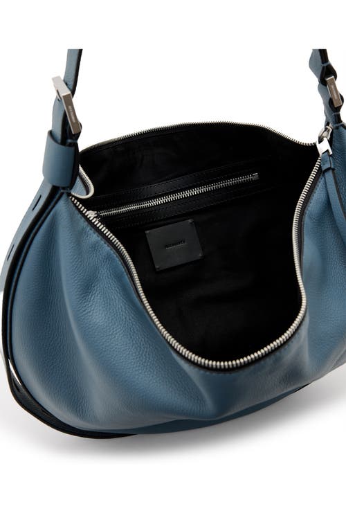 Allsaints Half Moon Leather Shoulder Bag