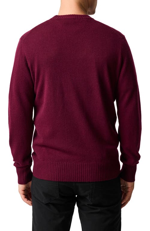 Rodd & Gunn Stewart Island Knit In Burgundy