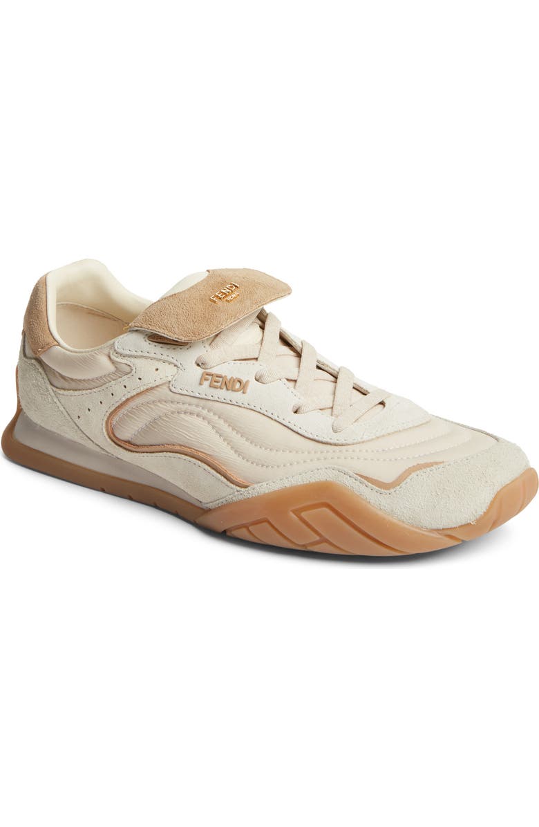 Fendi Pulse Low Top Sneaker, Main, color, Ivory