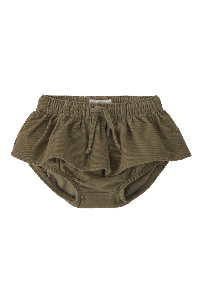 Organic Cotton Corduroy Skirt, Main, color, GREEN