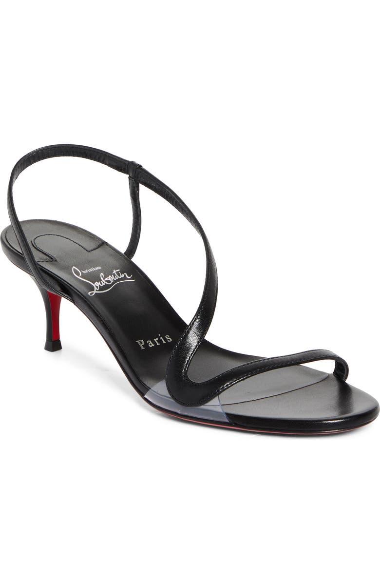 Christian Louboutin Rosalie Slingback Sandal, Main, color, Black