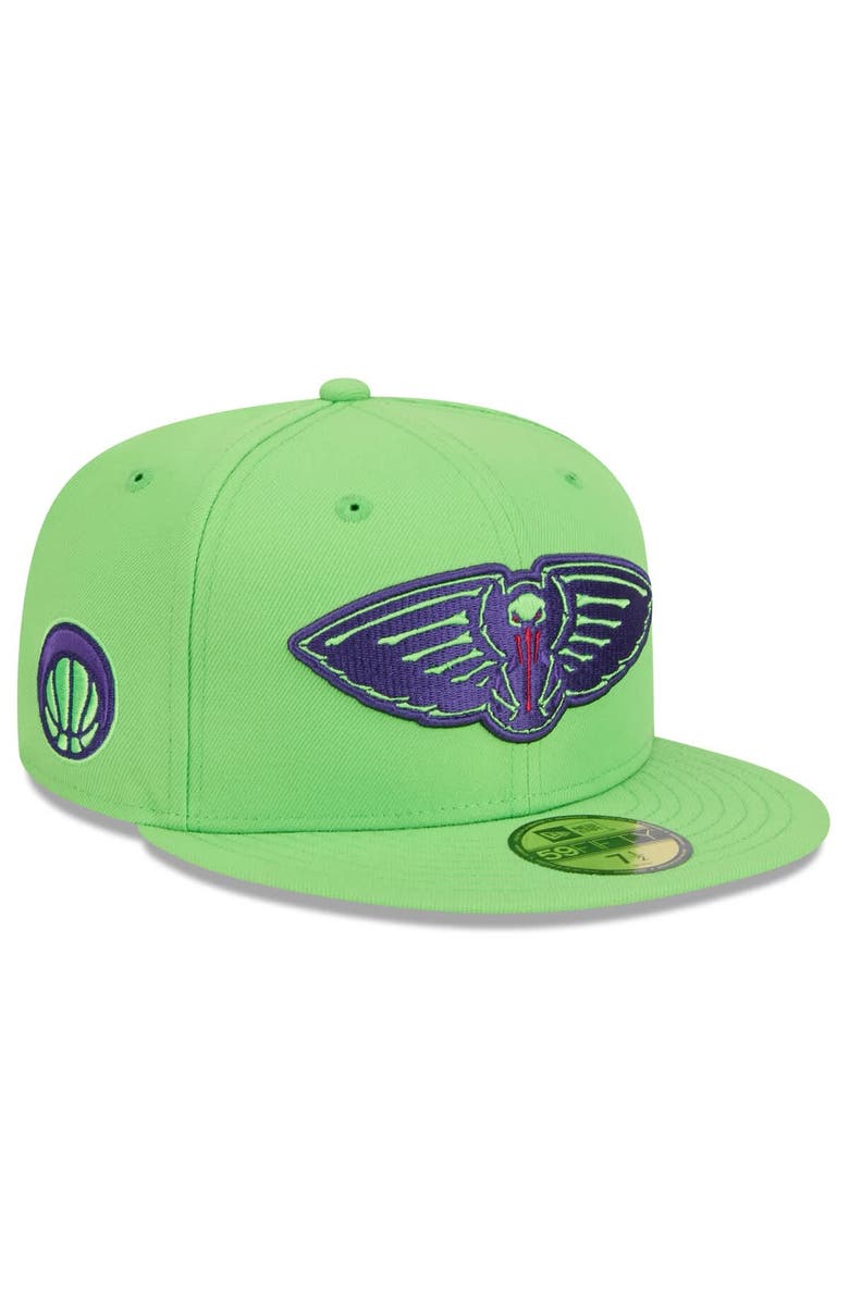 New Era Men's New Era  Green New Orleans Pelicans 2024/25 City Edition Alternate 59FIFTY Fitted Hat, Main, color, 