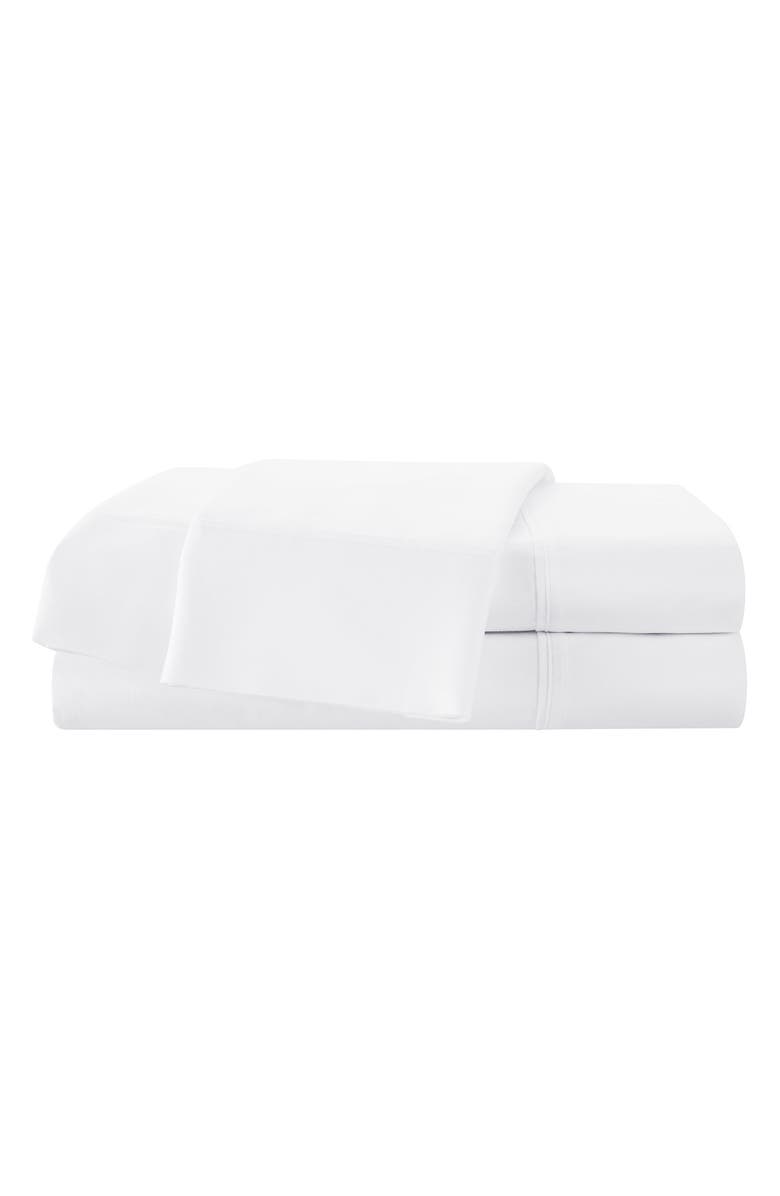 Martex Solid 400 Thread Count Cotton Sateen Sheet Set, Main, color, White