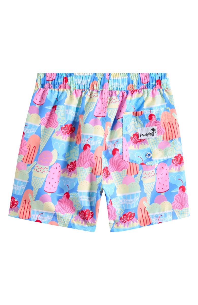 Boardies Kids' Popsicle Swim Trunks, Alternate, color, Blue/ Pink Multi
