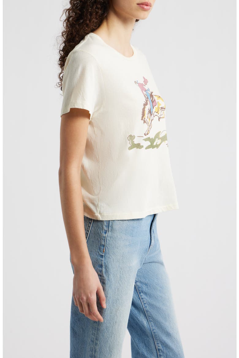 Little Rider Cotton Graphic T-Shirt, Alternate, color, WASHED WHITE