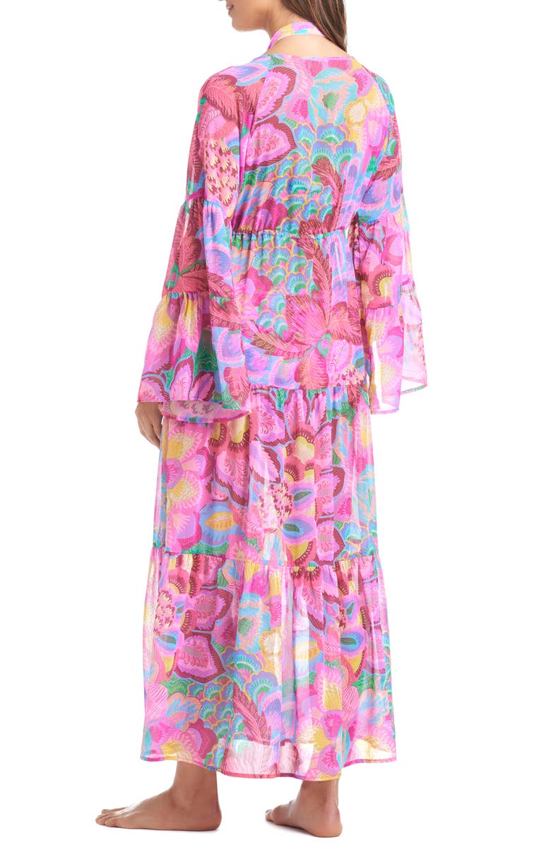 BLEU by Rod Beattie Print Long Sleeve Cover-Up Dress, Alternate, color,