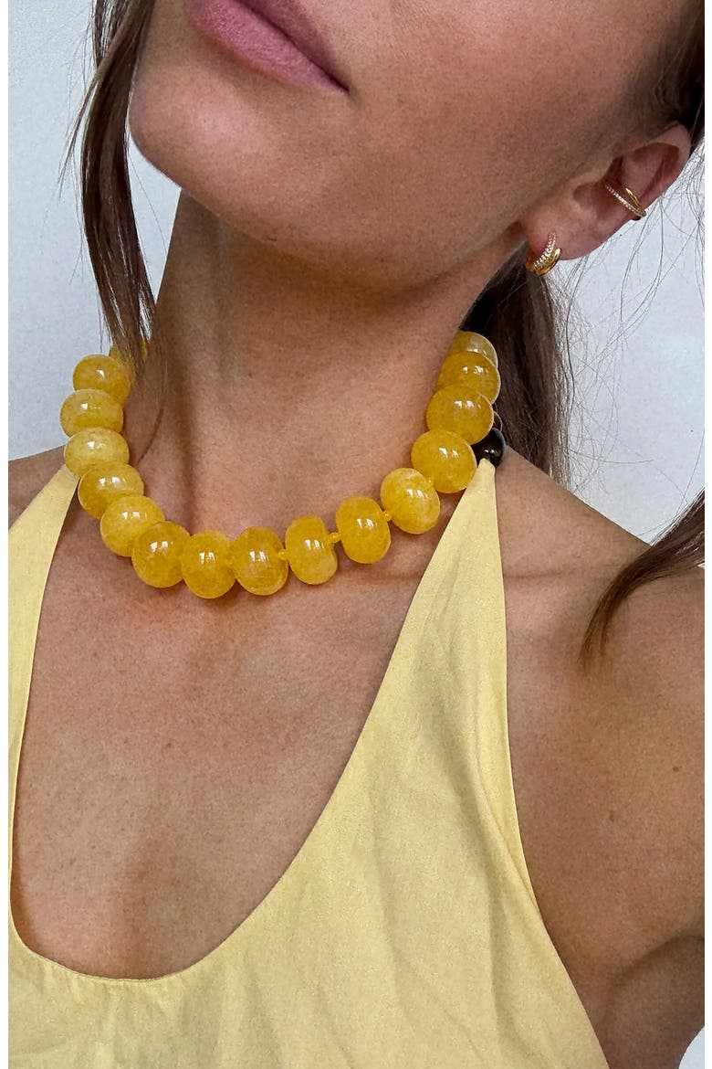 Joan Necklace, Alternate, color, YELLOW