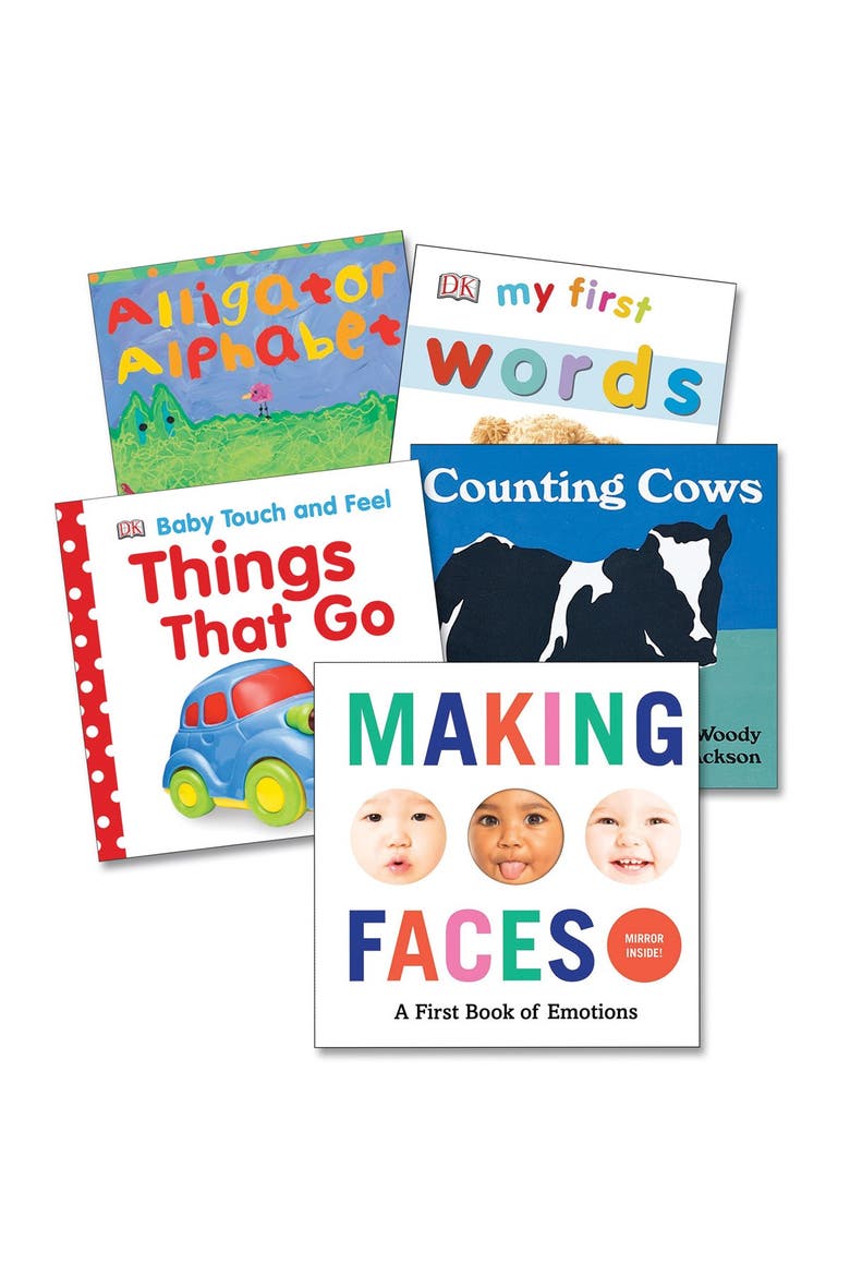 Baby Basics Board Books - Set of 5, Main, color, Multicolored