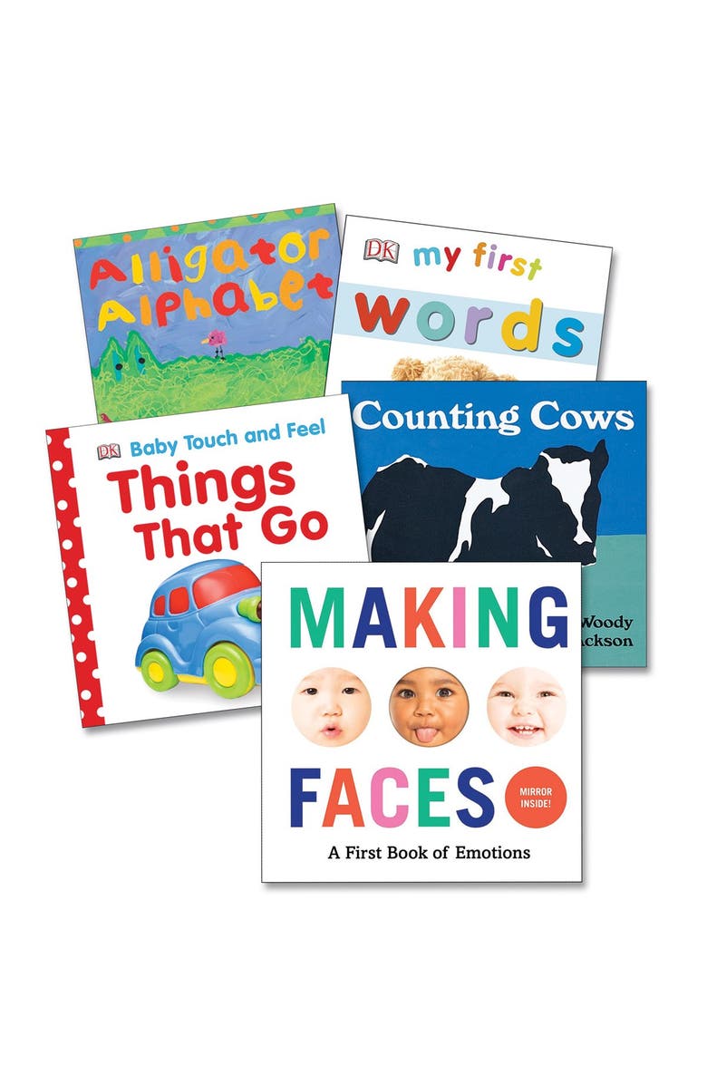 Kaplan Early Learning Company Baby Basics Board Books - Set of 5, Main, color, Multicolored