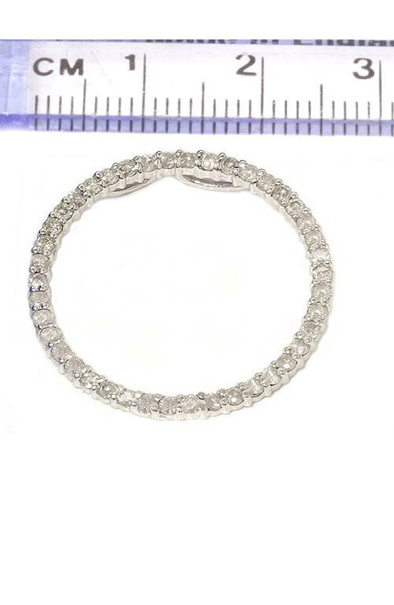 Bliss Diamond 1ct Diamond Circle Of Life Eternity Pendant 14K Gold, Alternate, color, 