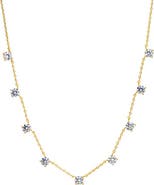 BY ADINA EDEN Scattered Multi CZ Solitaire Necklace