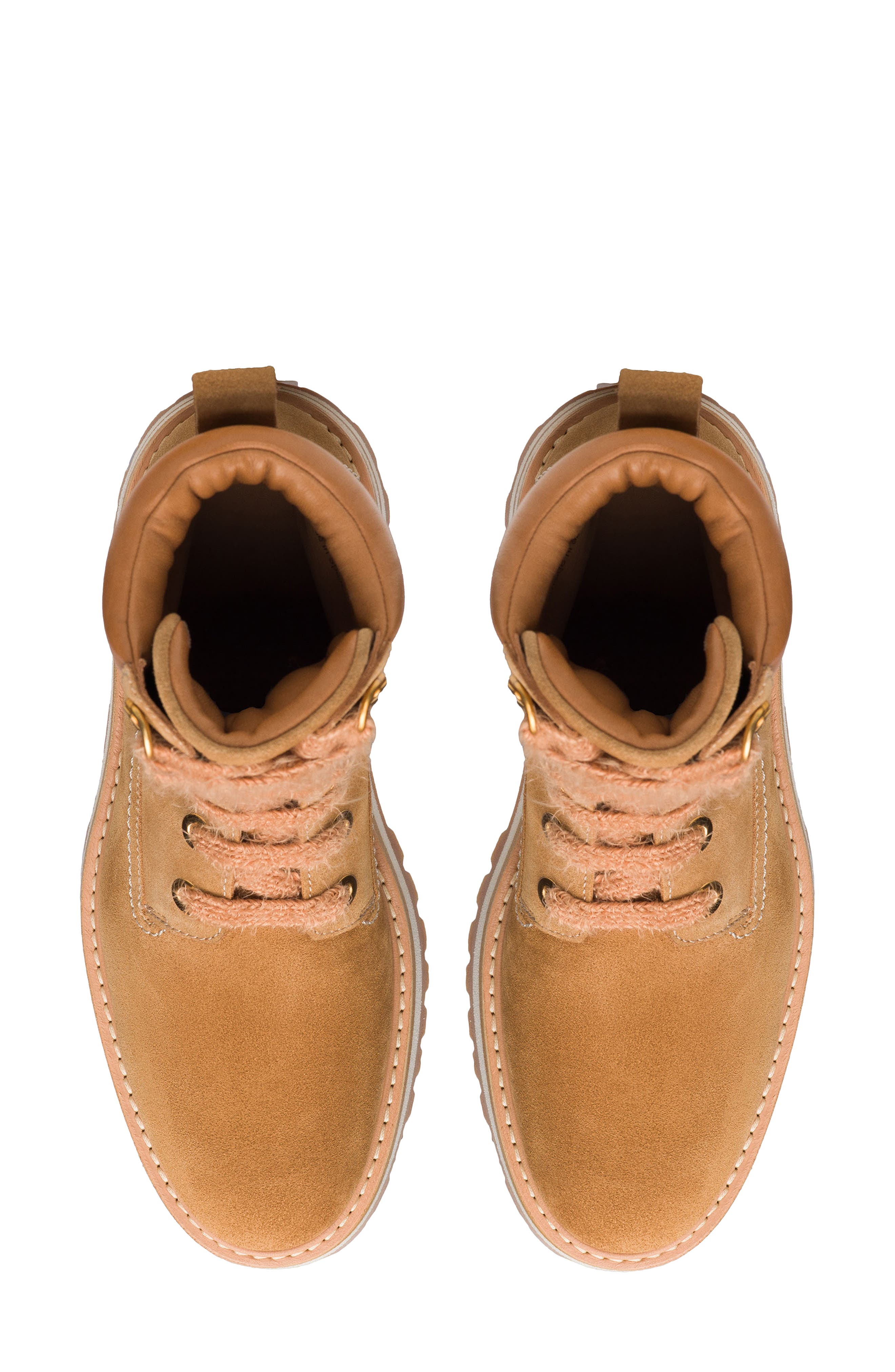 Magnanni Luna Suede Bootie, Alternate, color, Cognac Suede