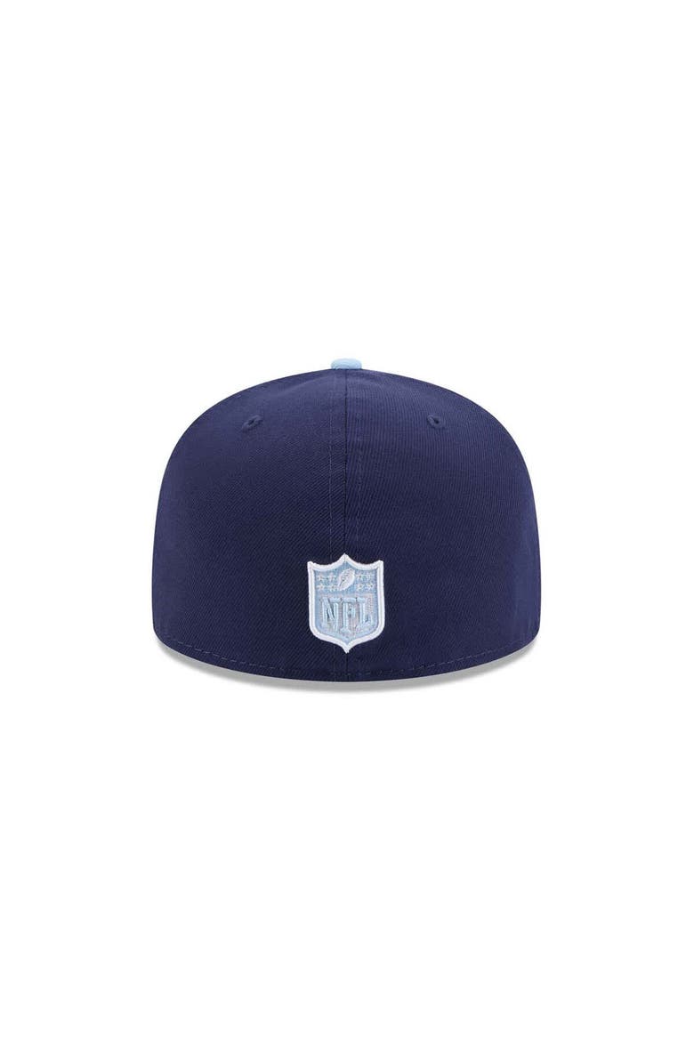 New Era Men's New Era Navy/Light Blue Dallas Cowboys Color Pack Two-Tone 59FIFTY Fitted Hat, Alternate, color, 