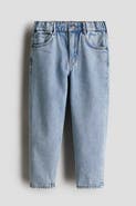 H&M Tapered Cotton-blend Jeans