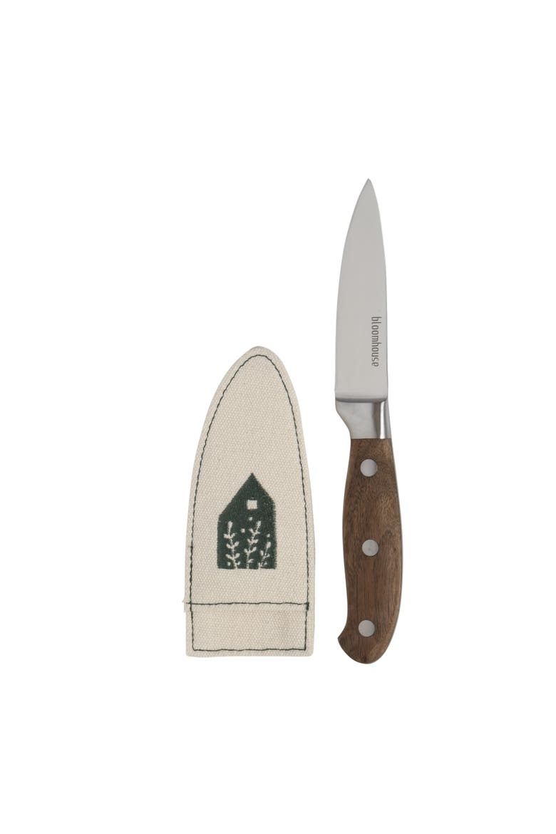 German Steel Paring Knife, Main, color, Natural Wood