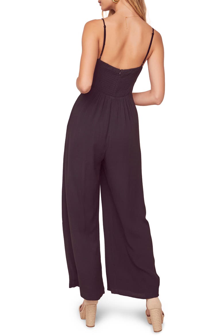 the Label Cicley Jumpsuit, Alternate, color, BLACK