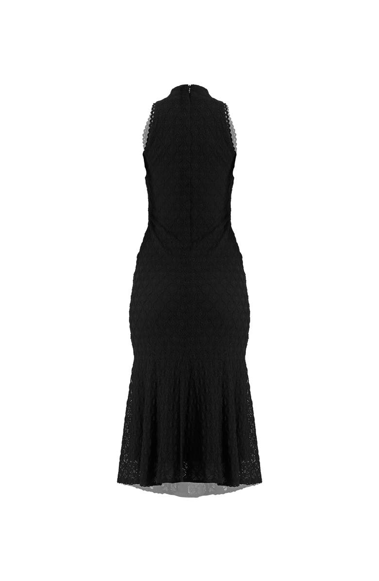 IVONNE Knitted Midi Dress, Alternate, color, Black