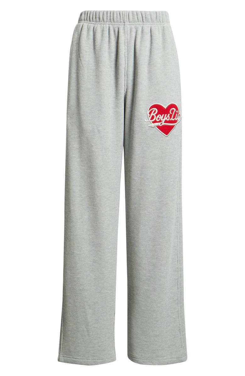 BOYS LIE Alex Signature Thermal Sweatpants, Alternate, color, Grey