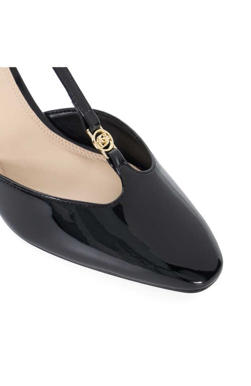 Dune London Dominate T-strap Pump In Black