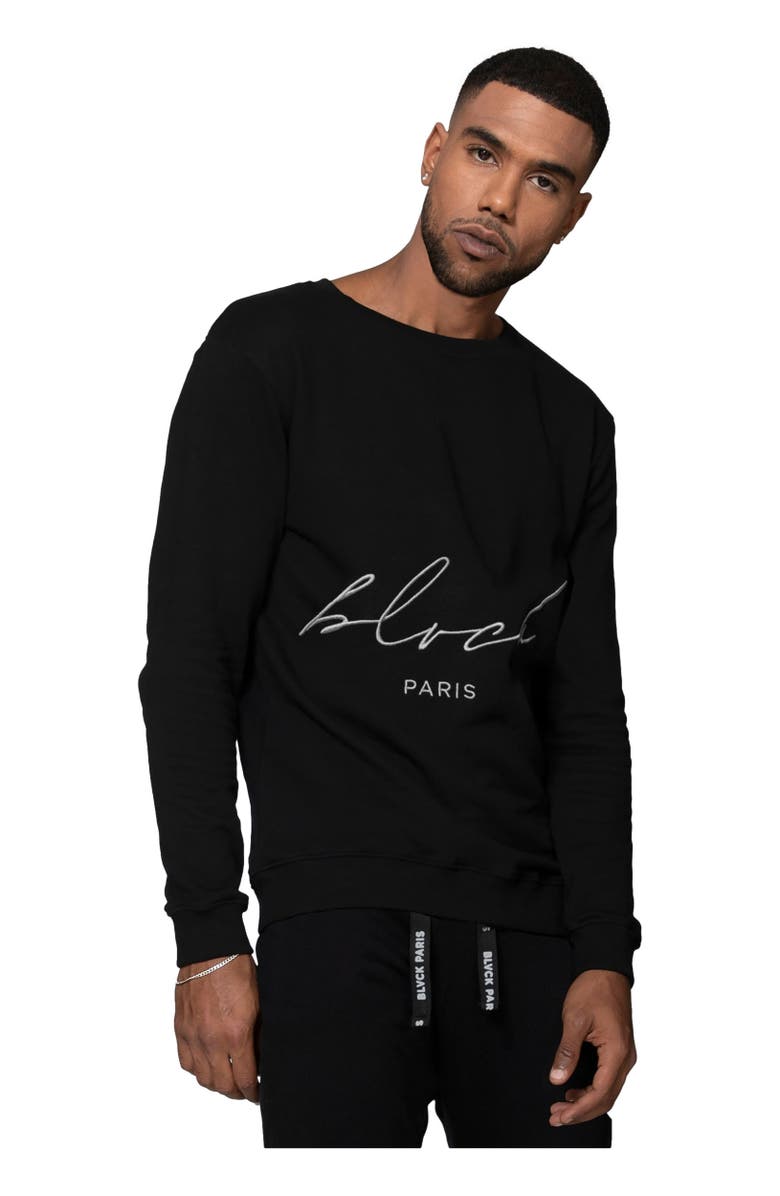 Blvck Signature Sweater, Alternate, color, Black