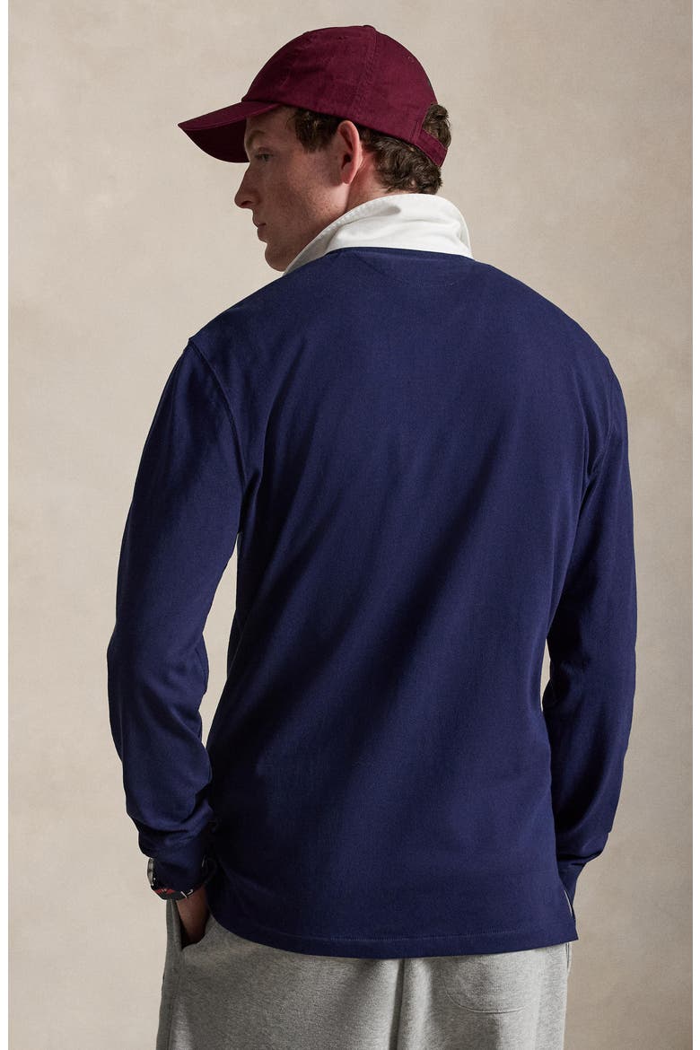 The Iconic Rugby Shirt, Alternate, color, NAVY