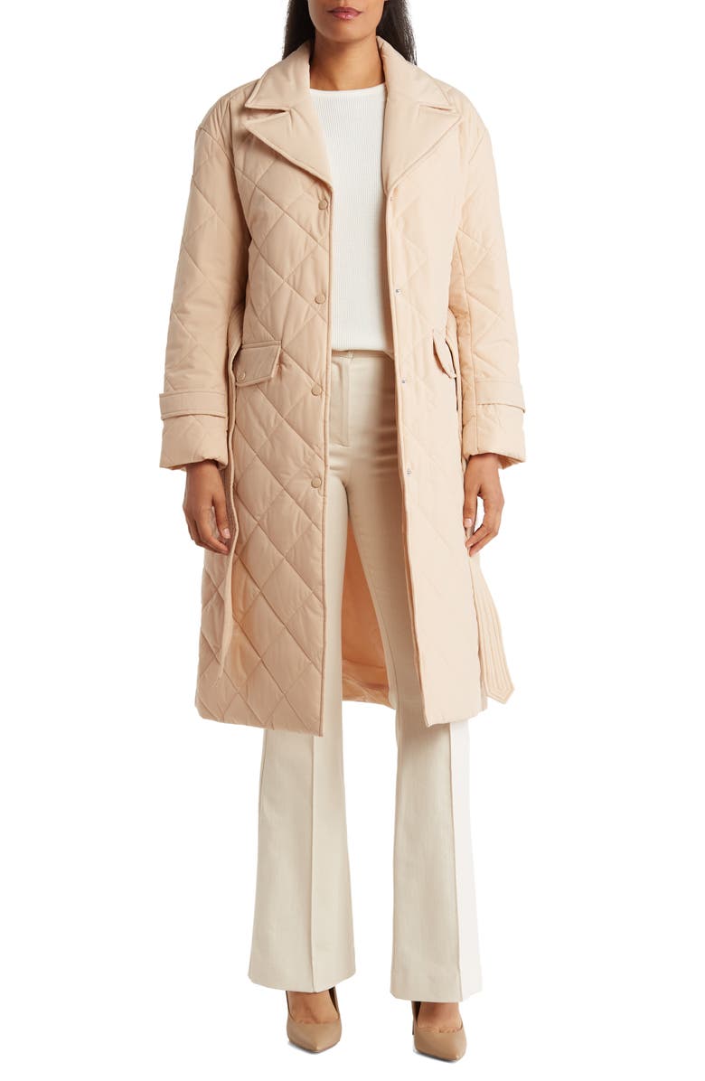 Ellen Tracy Diamond Quilted Coat, Alternate, color, 