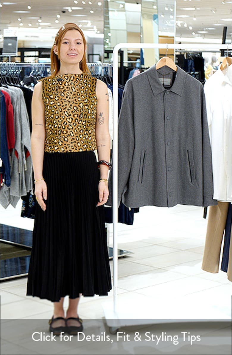 Cashmere Blend Overshirt, sales video thumbnail