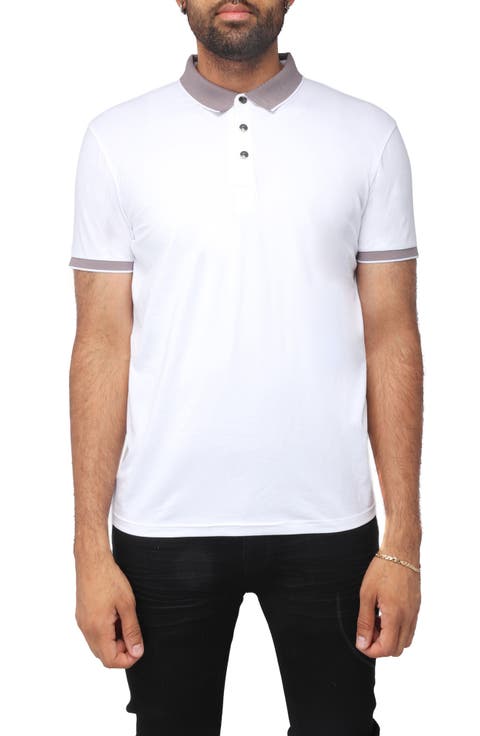 Pipe Trim Knit Polo
