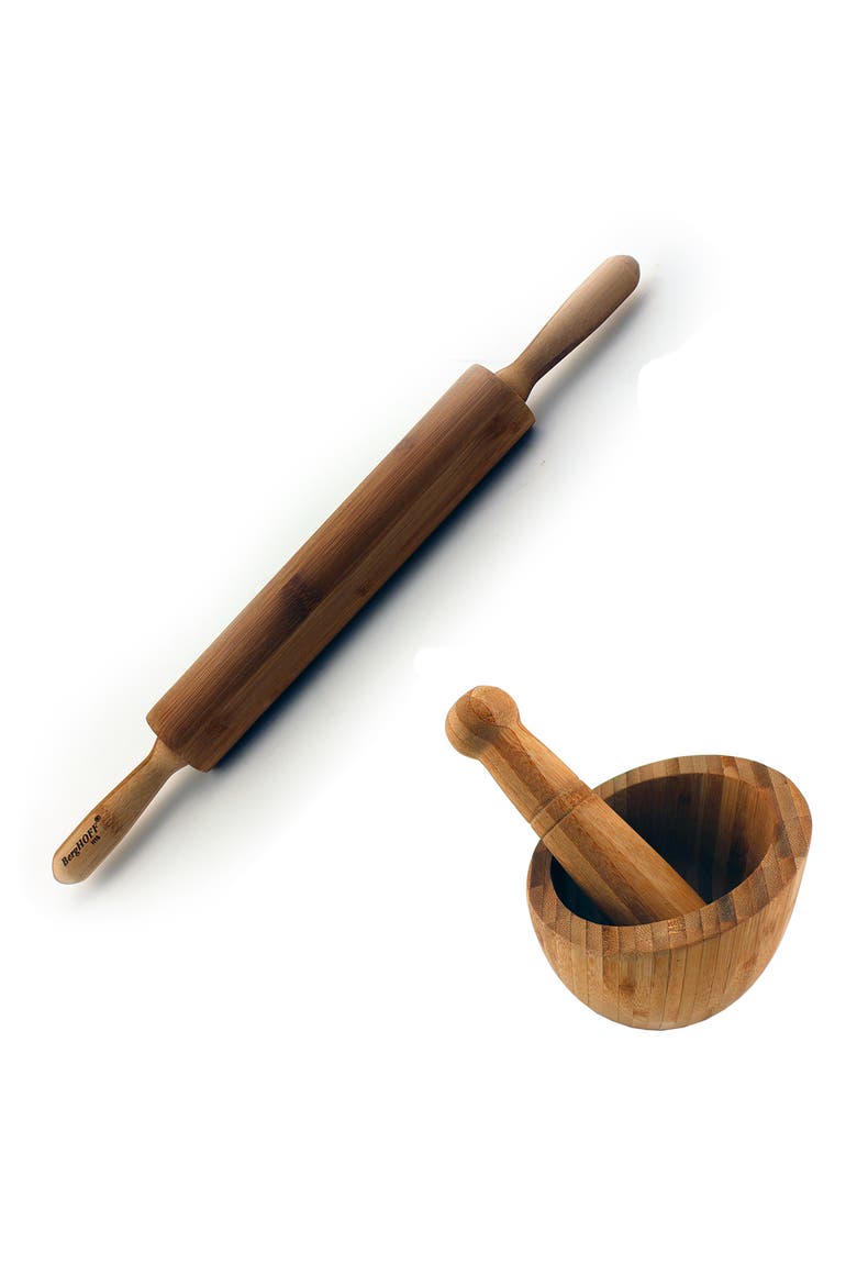 Rolling Pin & Garlic Bowl, Main, color, NATURAL