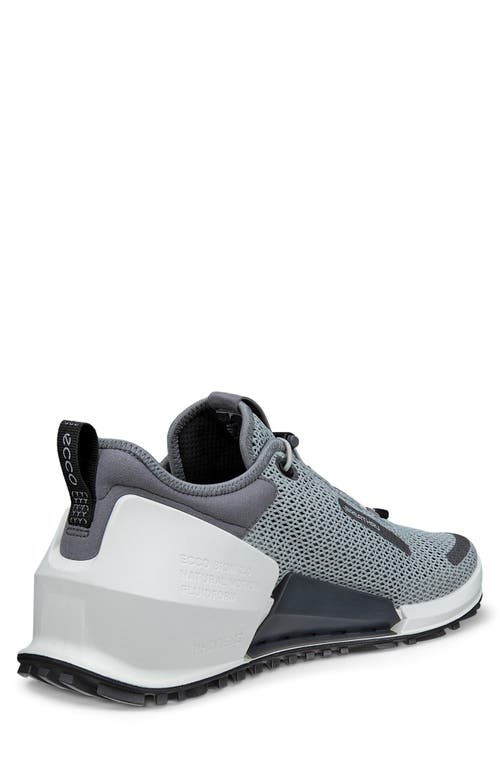 Ecco Biom 2.0 Breathru Sneaker In Concrete/steel/steel