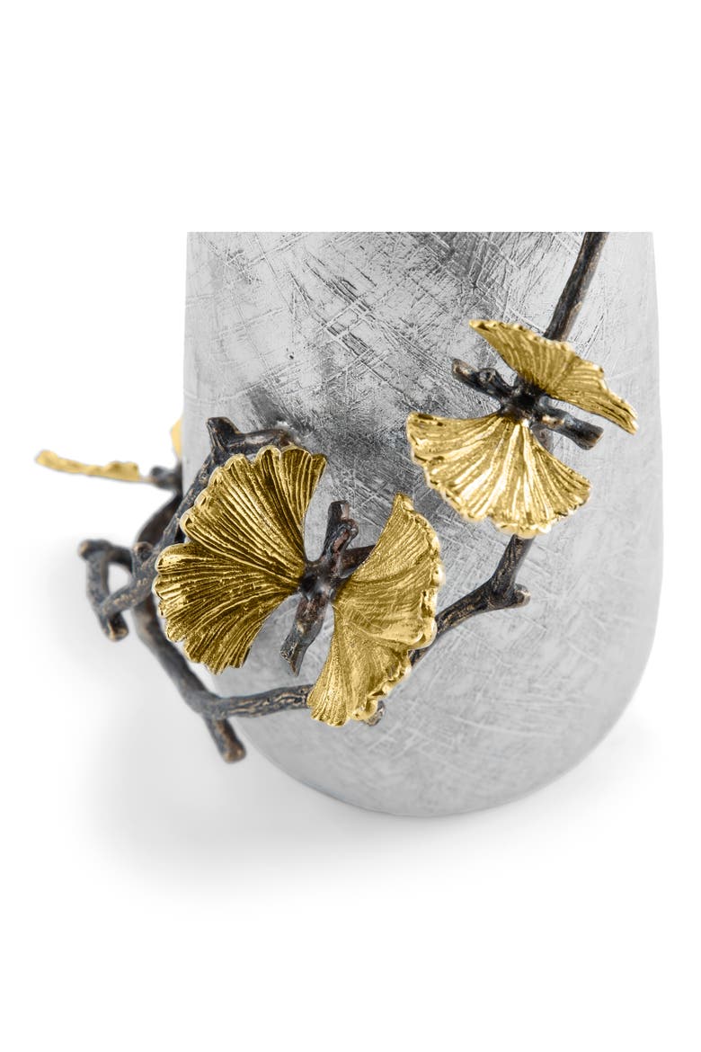 Butterfly Ginkgo Small Vase, Alternate, color, NO COLOR