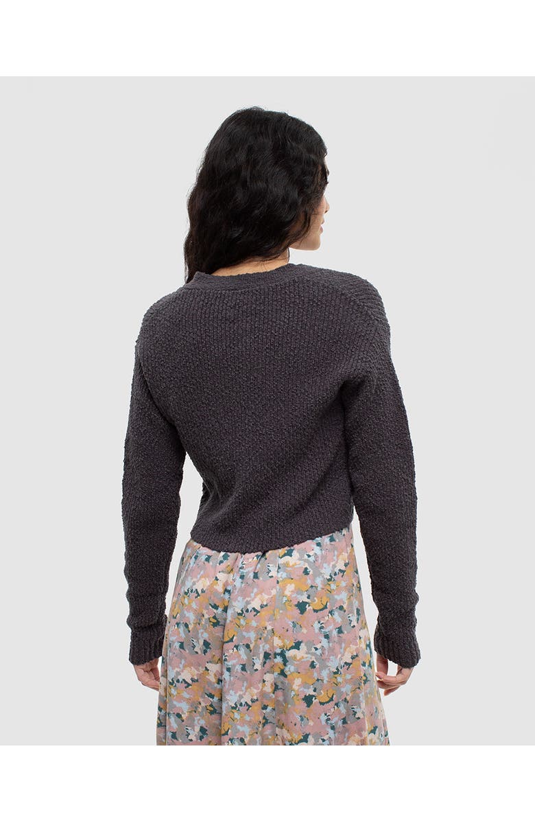 tentree Poplar Cardigan, Alternate, color, Graphite