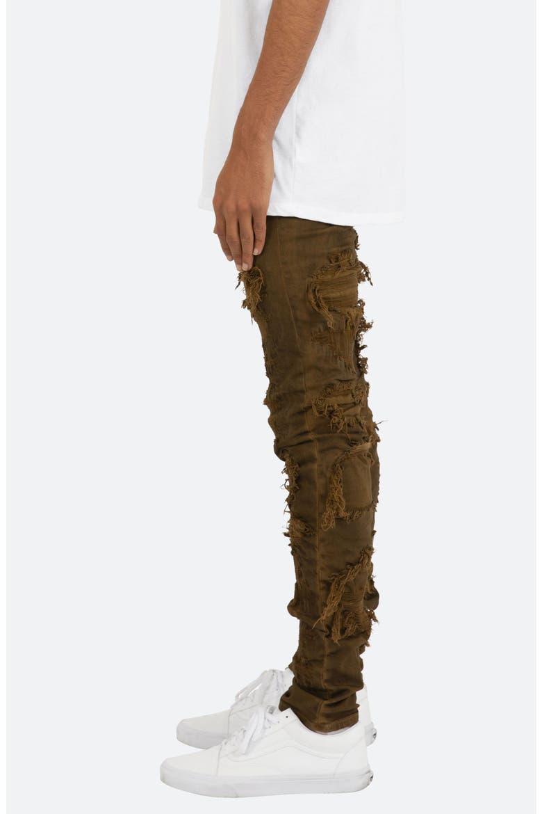 X289 Skinny Jeans, Alternate, color, BROWN