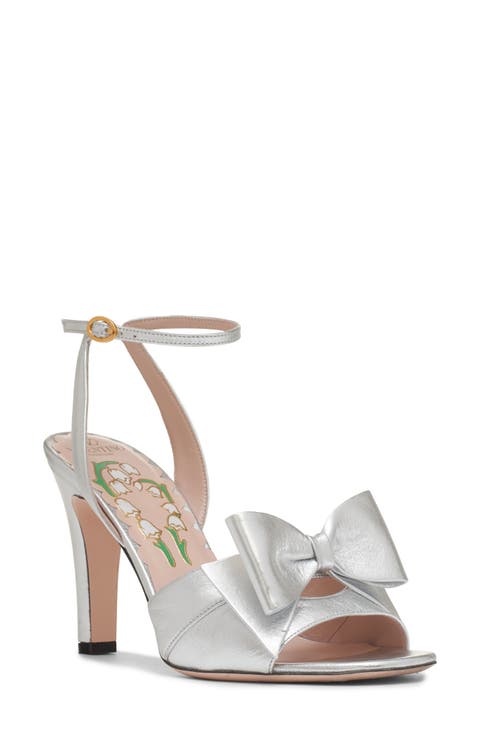 Bowow Metallic Ankle Strap Sandal (Women)