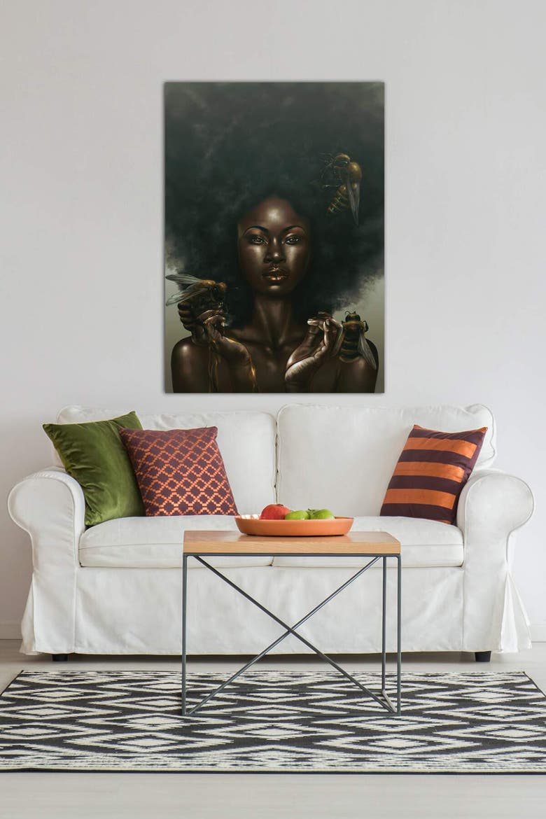 Honeycomb by Alvin Epps Canvas Wall Art - 18" x 26", Alternate, color, MULTI