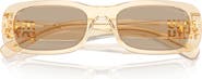 Miu Miu 53mm Rectangular Sunglasses