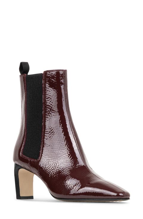 Brittnie Patent Leather Bootie
