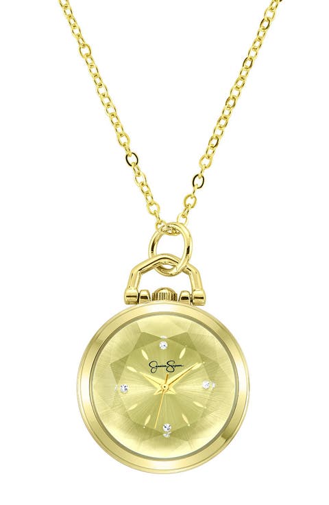 Watch Pendant Necklace