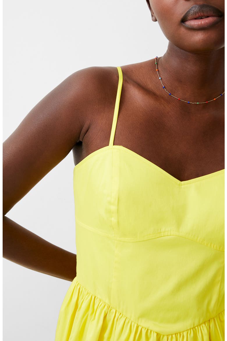Florida Fit & Flare Midi Sundress, Alternate, color, BLAZING YELLOW
